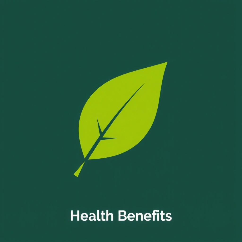 Icono de bienestar con una hoja verde